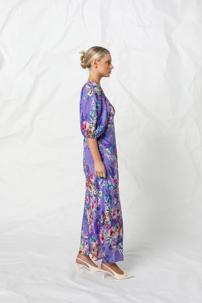 Women's Maxi Dress in Purple | Angela