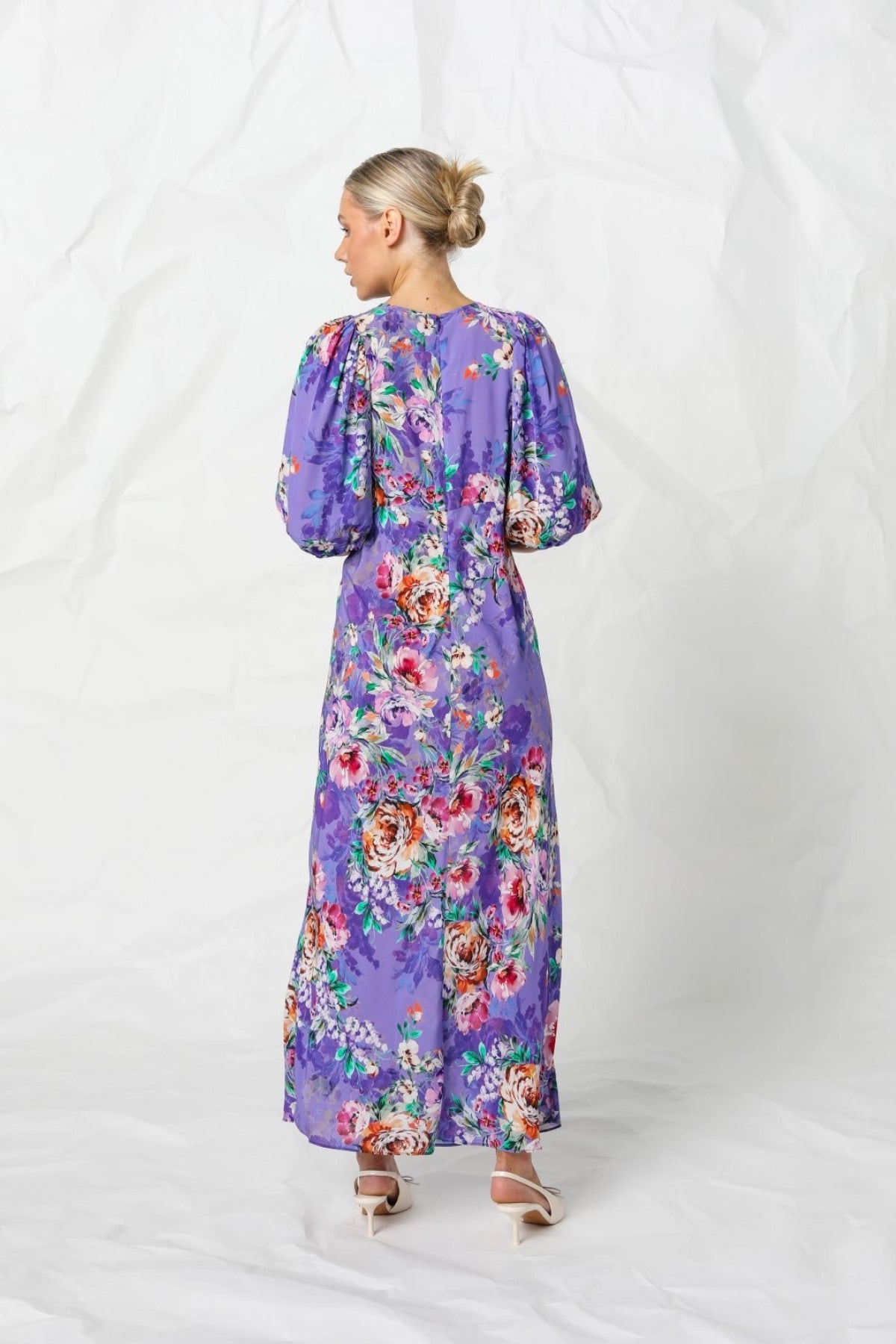 Women's Maxi Dress in Purple | Angela