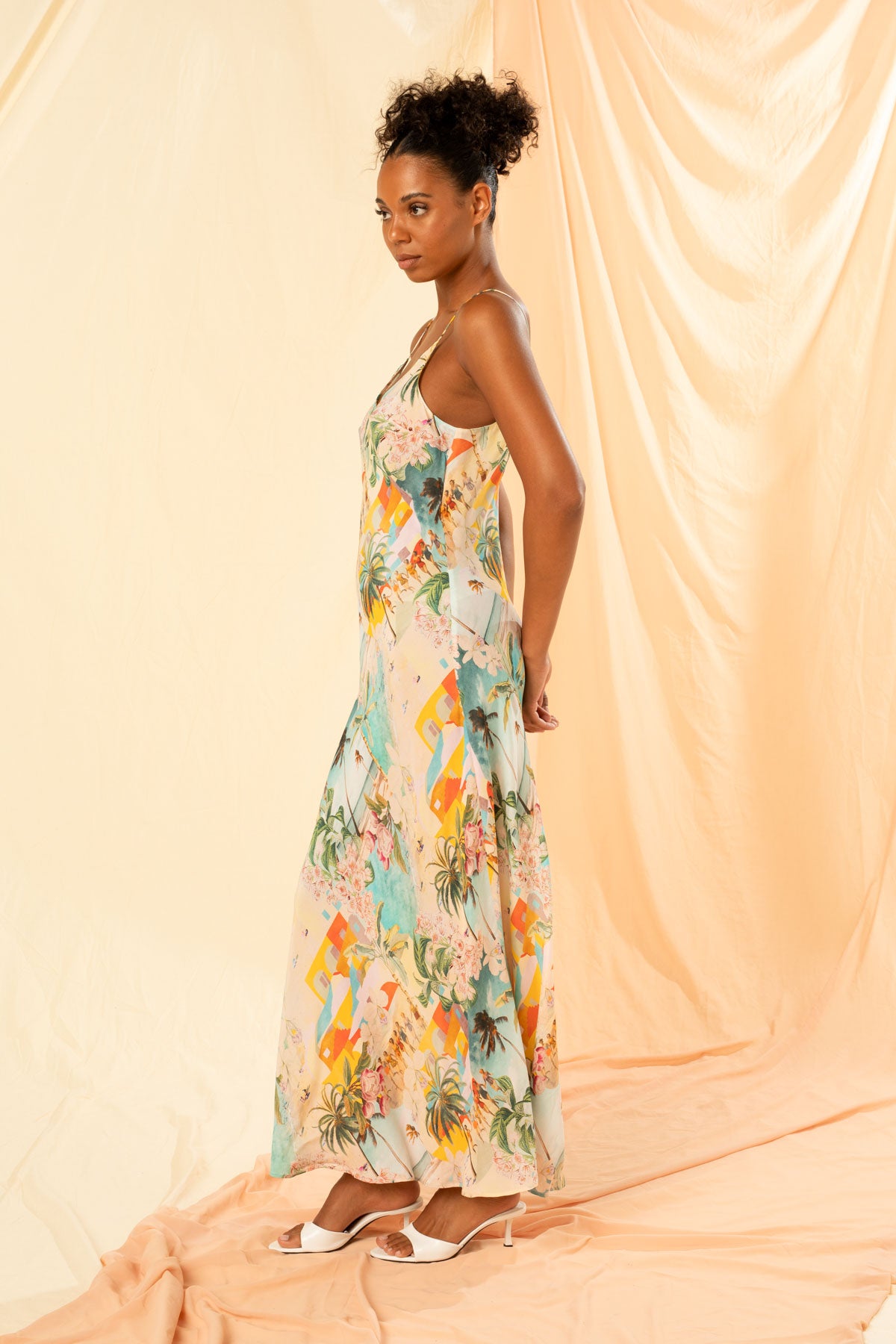 Women's Maxi Slip Dress in Vacanza