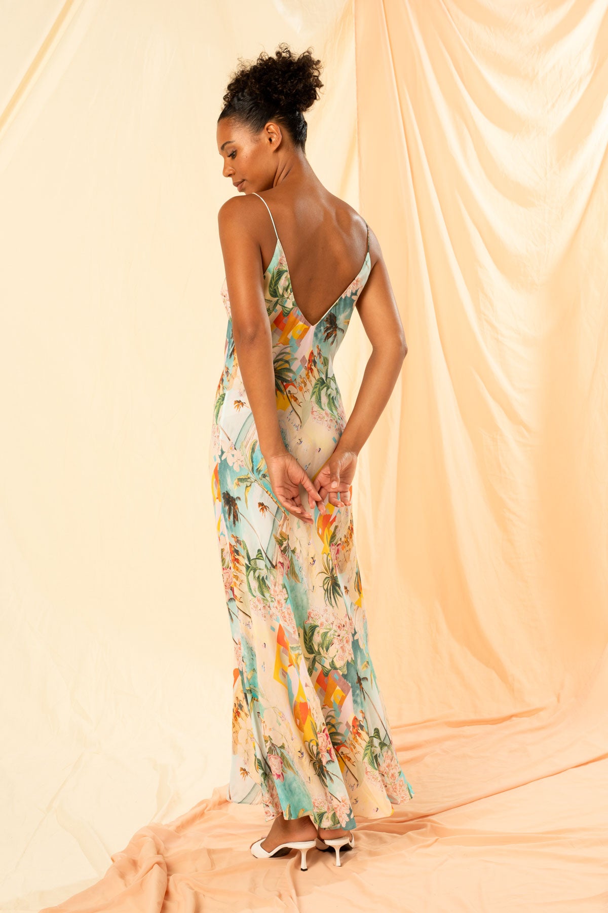 Women's Maxi Slip Dress in Vacanza