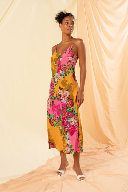 Women's Midi Slip Dress in Serenita