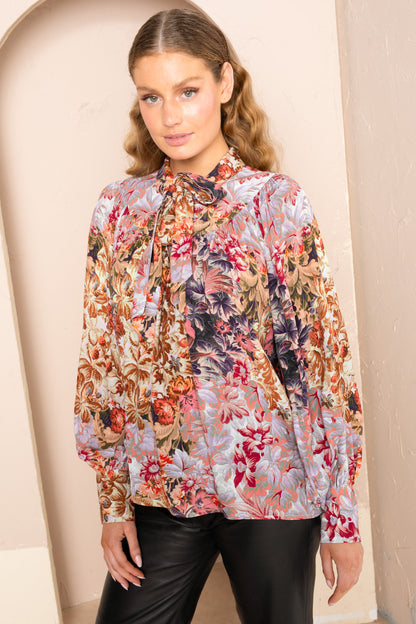 Susie Tie Front Blouse