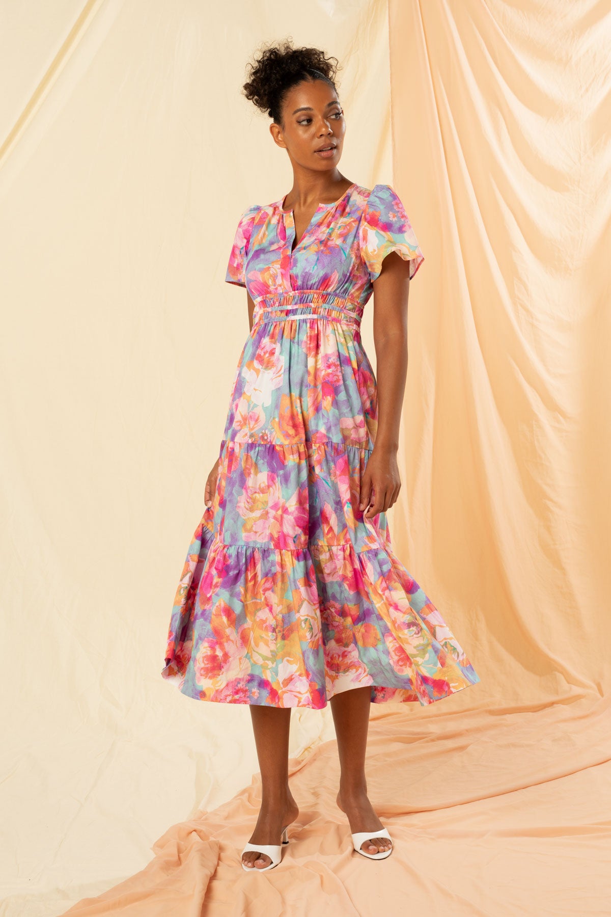 Kachel thea floral dress hotsell