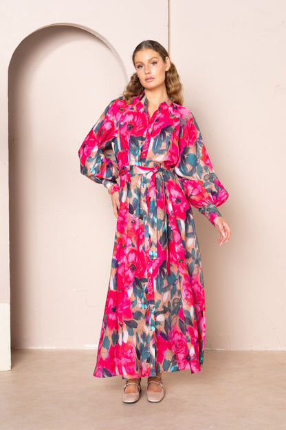 Wanda Raglan Maxi Dress