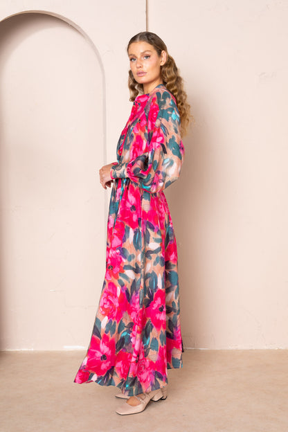 Wanda Raglan Maxi Dress