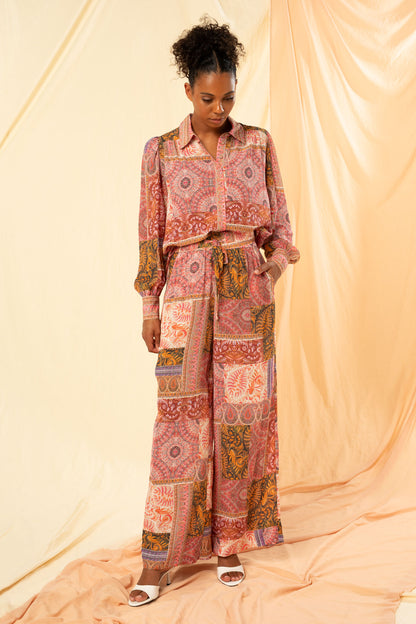 Women's Wide Leg Pants in Riviera