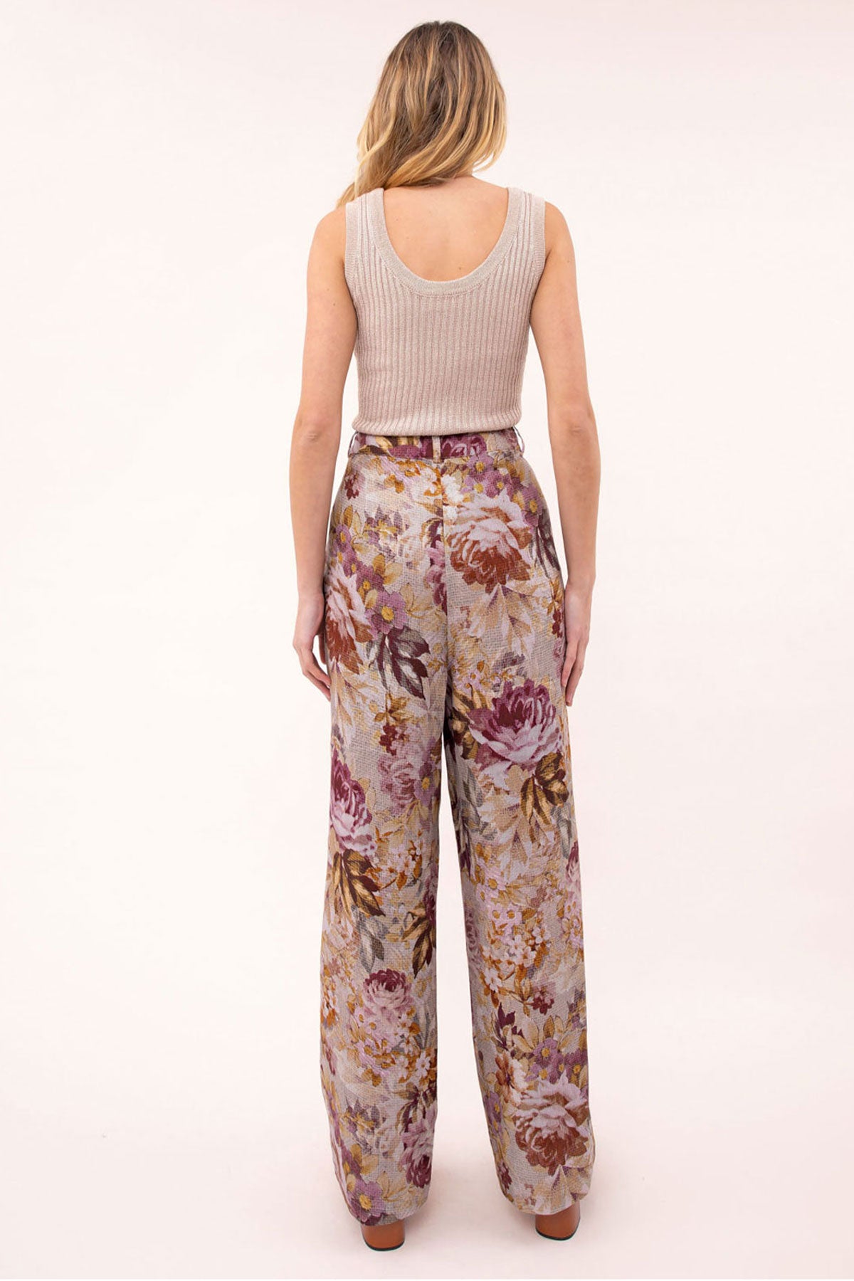 Women's Floral Tailored Pant