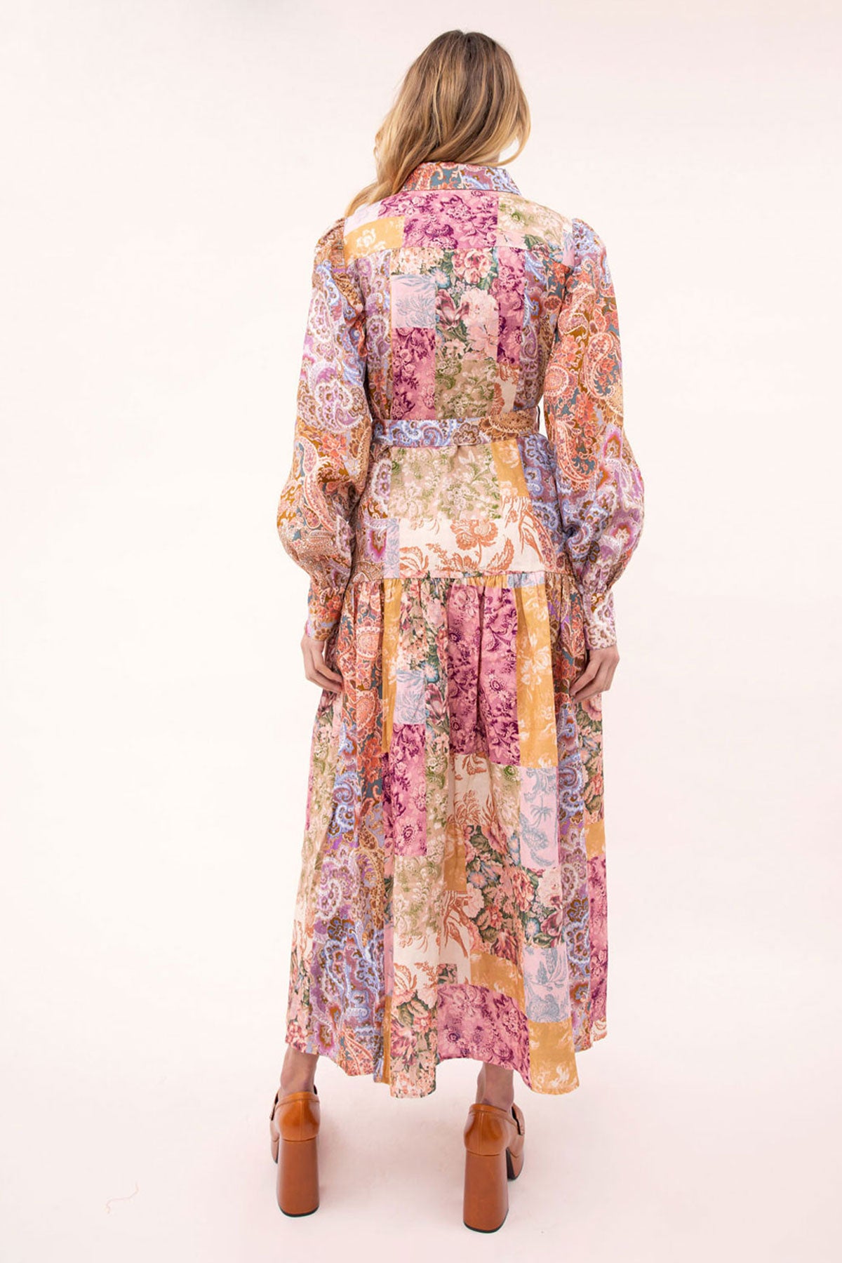 Chiffon maxi shirt outlet dress